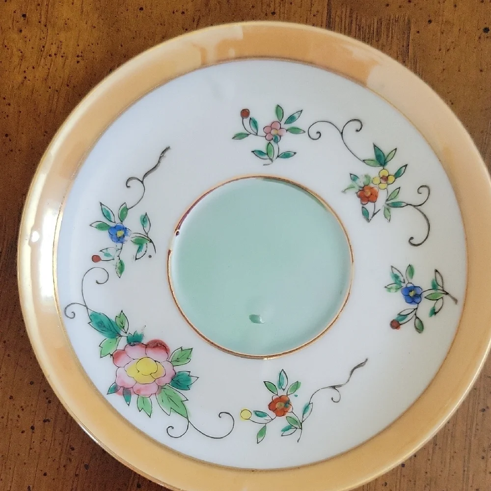 Takito & Co. of JAPAN VINTAGE HAND-PAINTED LUSTERWARE TEA SET